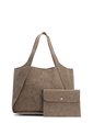 Cartera Hush Tote Ecocuero Café Para Mujer Hush Puppies Hush Puppies de Hush Puppies