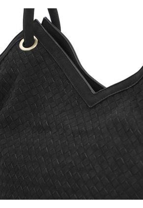 Cartera Bromley Bag Ecocuero Negra Para Mujer Hush Puppies Hush Puppies