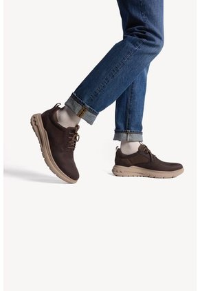Zapato Casual En Cuero Excel LT Laceup Navy Para Hombre Hush Puppies Hush Puppies