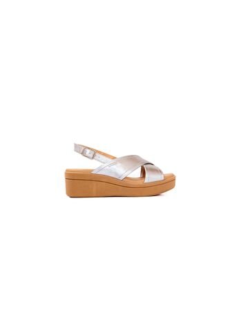 Sandalia Para Mujer Montana Plata Hush Puppies Hush Puppies Hush Puppies