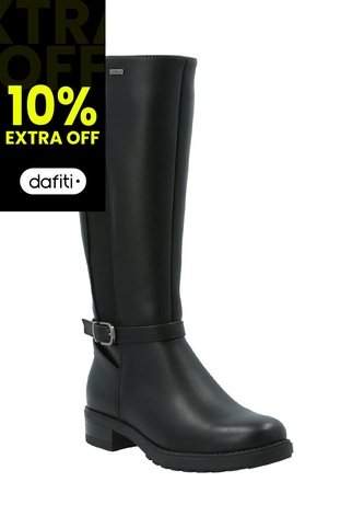 Bota Mujer Hush Puppies Mili Negro Hush Puppies Hush Puppies