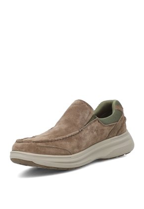 Zapato Cuero Tropea Taupe Para Hombre Hush Puppies Hush Puppies