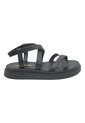 Sandalia Cuero Victoria Negra Para Mujer Hush Puppies Hush Puppies de Hush Puppies