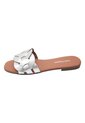 Sandalia Cuero Habana Plata Para Mujer Hush Puppies Hush Puppies de Hush Puppies