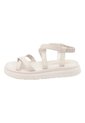 Sandalia Cuero Victoria Blanca Para Mujer Hush Puppies Hush Puppies de Hush Puppies