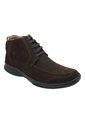 Botín Cuero Robertson DK Brown Para Hombre Hush Puppies Hush Puppies de Hush Puppies
