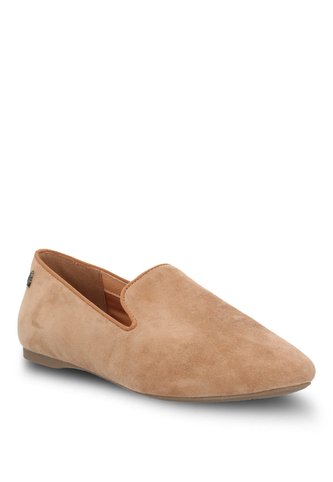 Mocasín Cuero Oda Café Para Mujer Hush Puppies Hush Puppies Hush Puppies