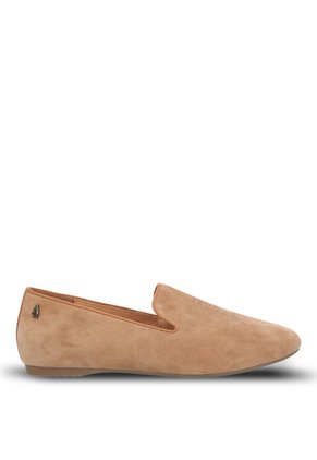 Mocasín Cuero Oda Café Para Mujer Hush Puppies Hush Puppies