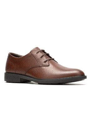 Zapato Vestir Cuero Banker DK Brown Para Hombre Hush Puppies Hush Puppies