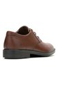 Zapato Vestir Cuero Banker DK Brown Para Hombre Hush Puppies Hush Puppies de Hush Puppies