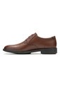 Zapato Vestir Cuero Banker DK Brown Para Hombre Hush Puppies Hush Puppies de Hush Puppies