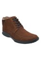 Botín Cuero Robertson Brown Para Hombre Hush Puppies Hush Puppies de Hush Puppies