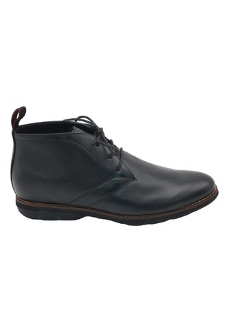Botín Cuero Otto Negro Para Hombre Hush Puppies Hush Puppies Hush Puppies