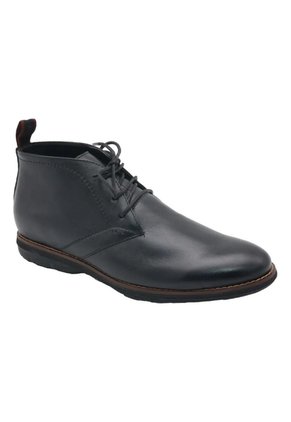 Botín Cuero Otto Negro Para Hombre Hush Puppies Hush Puppies