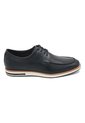 Zapato Casual Cuero Genova Negro Para Hombre Hush Puppies Hush Puppies de Hush Puppies