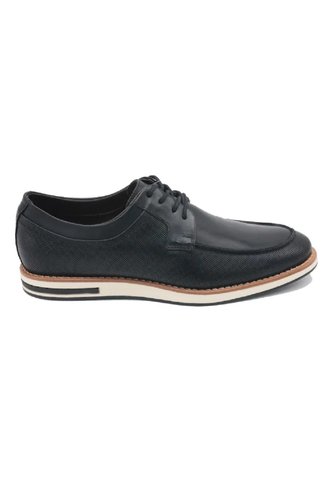 Zapato Casual Cuero Genova Negro Para Hombre Hush Puppies Hush Puppies Hush Puppies