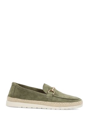 Mocasín Cuero Hemies Verde Para Mujer Hush Puppies Hush Puppies