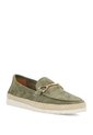 Mocasín Cuero Hemies Verde Para Mujer Hush Puppies Hush Puppies de Hush Puppies