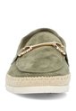 Mocasín Cuero Hemies Verde Para Mujer Hush Puppies Hush Puppies de Hush Puppies