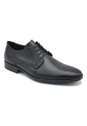Zapato Vestir Cuero Mesina Negro Para Hombre Hush Puppies Hush Puppies