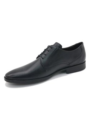 Zapato Vestir Cuero Mesina Negro Para Hombre Hush Puppies Hush Puppies