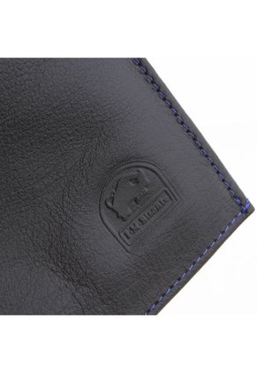 Billetera I-M Bisonte Negro-Azul