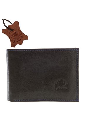 Billetera I-M Bisonte Negro-Azul