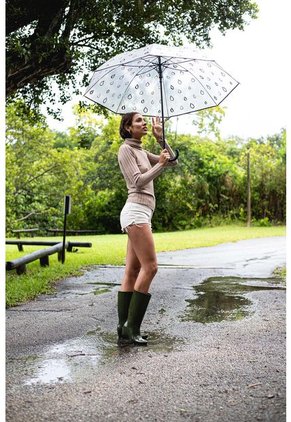 Bota Lluvia Verde Idecal Giulia