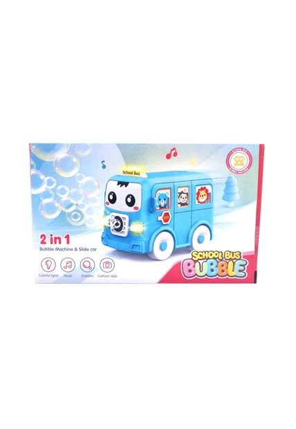 Juguete Bus Burbujero, Con Luz Y Sonido