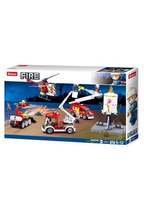 Bloques Para Armar Set Carros De Rescate Y/o Micro Bloques Bomberos Set De Inicio