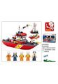 Bloques Para Armar Set Fragata Con Figuras Y/o Micro Bloques Bomberos Barco Rompefuegos de Importado
