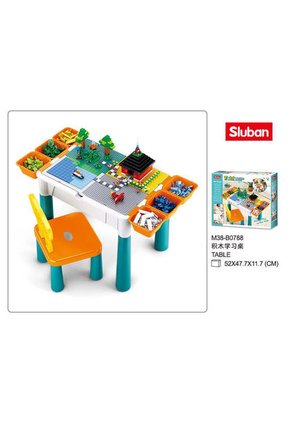 Bloques Para Armar, Mesa Con Asiento Y/o Micro Bloques Mesa De Actividades