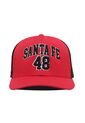 Gorra Independiente Santa Fe Oficial OC Caps Roja Malla Negra de Independiente Santa fe
