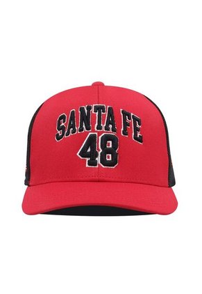 Gorra Independiente Santa Fe Oficial OC Caps Roja Malla Negra