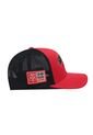 Gorra Independiente Santa Fe Oficial OC Caps Roja Malla Negra de Independiente Santa fe