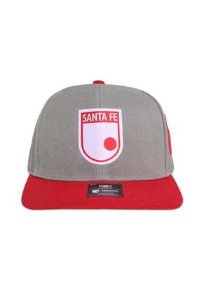 Gorra Independiente Santa Fe Oficial Plana Gris