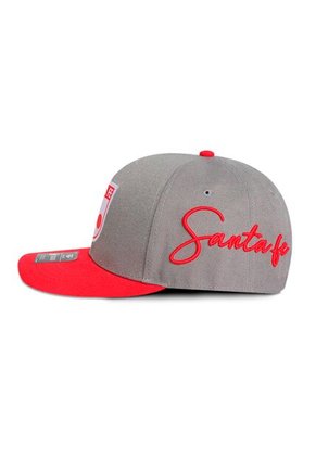 Gorra Independiente Santa Fe Oficial Plana Gris