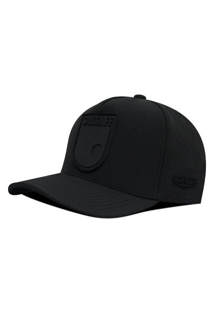 Gorra Independiente Santa Fe Oficial OC Caps Negra Tono A Tono