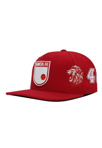 Gorra Independiente Santa Fe Oficial OC Caps Plana Roja Independiente Santa fe