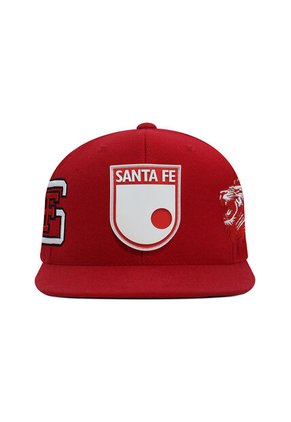 Gorra Independiente Santa Fe Oficial OC Caps Plana Roja