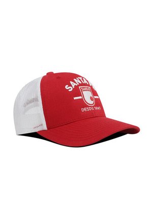 Gorra Independiente Santa Fe Oficial Flexfit 6606 Rojo/blanco
