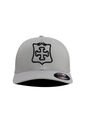 Gorra Independiente Santa Fe Oficial Flexfit 6277 Gris Escudo Vintage de Independiente Santa fe