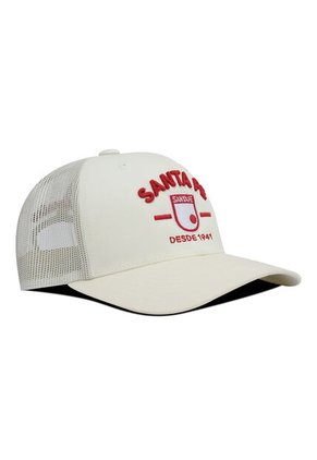 Gorra Independiente Santa Fe Oficial Flexfit 6606 Beige