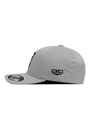Gorra Independiente Santa Fe Oficial Flexfit 6277 Gris Escudo Vintage