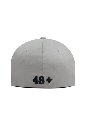 Gorra Independiente Santa Fe Oficial Flexfit 6277 Gris Escudo Vintage