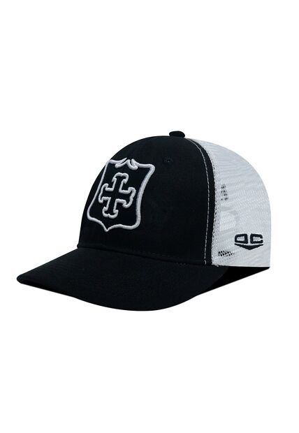 Gorra Independiente Santa Fe Oficial De Malla Negro/Blanco