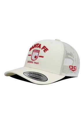Gorra Independiente Santa Fe Oficial Flexfit 6606 Beige