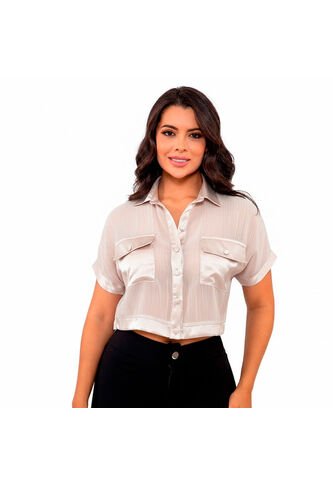BLUSA INVERZA MUJER 73816 BEIGE Talla L INVERZA