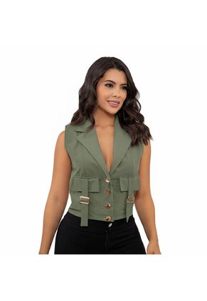 BLUSA INVERZA MUJER 73723 VERDE Talla M