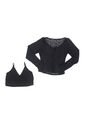 BLUSA INVERZA MUJER 73828 NEGRO Talla M de INVERZA